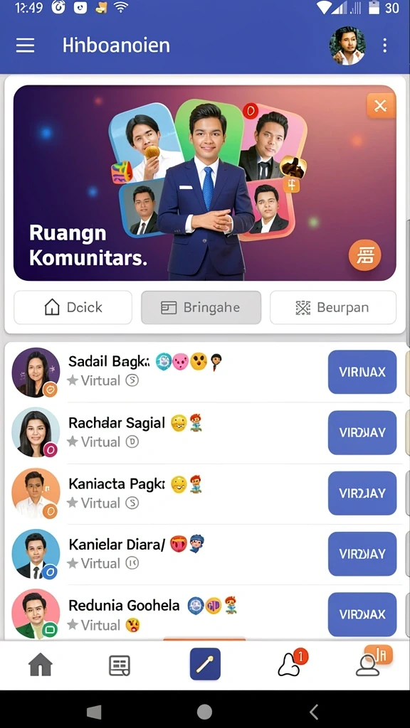 dkk - Tampilan menu utama DKK yang menarik.