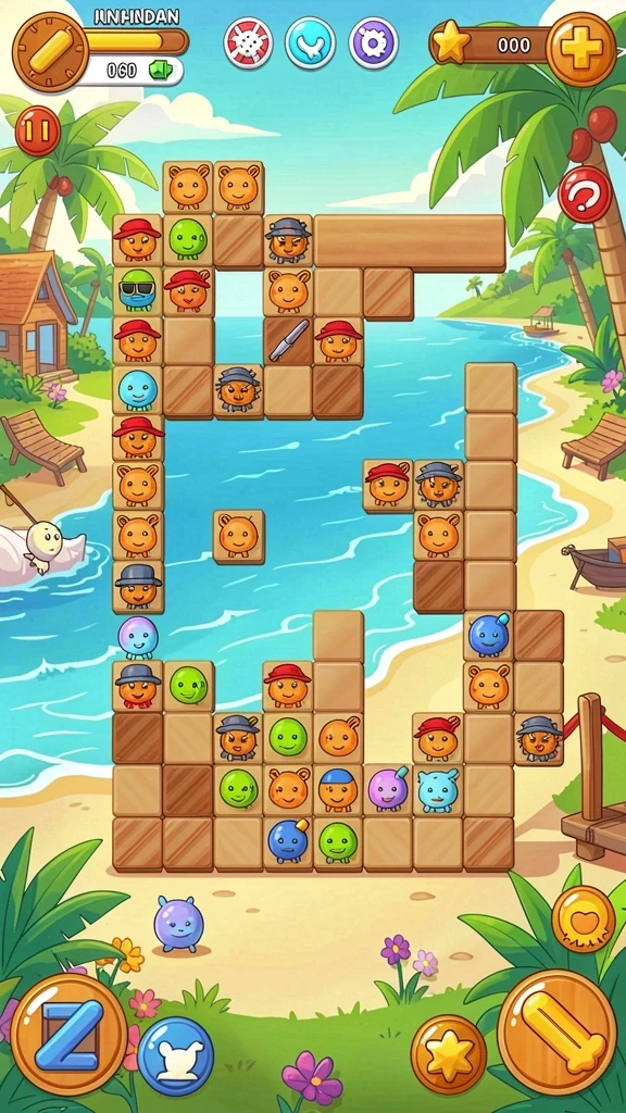 monte77 - Screenshot menunjukkan grafis yang menakjubkan dalam permainan.