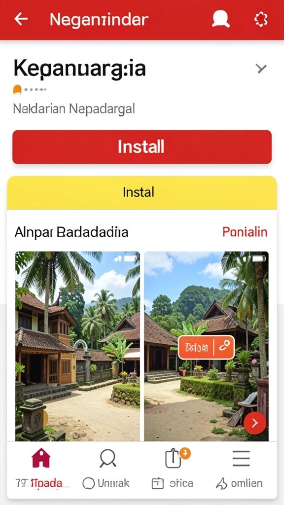 rajacair - Tampilan antarmuka pengguna yang intuitif.