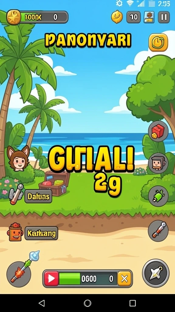 sky77 - Menampilkan antarmuka utama SKY77 yang menarik.