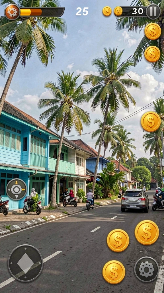 yyrr - Tangkapan layar menunjukkan pemandangan indah dari dunia YYRR.